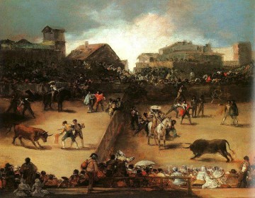  romantic - The Bullfight Romantic modern Francisco Goya